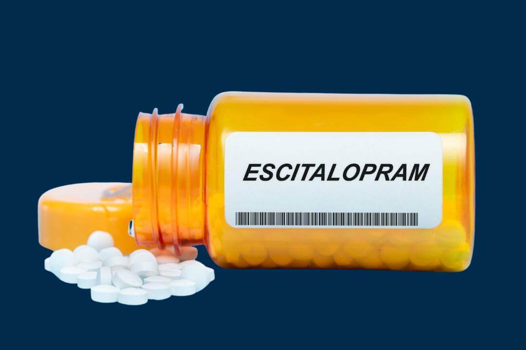 Caixa de comprimidos de Escitalopram