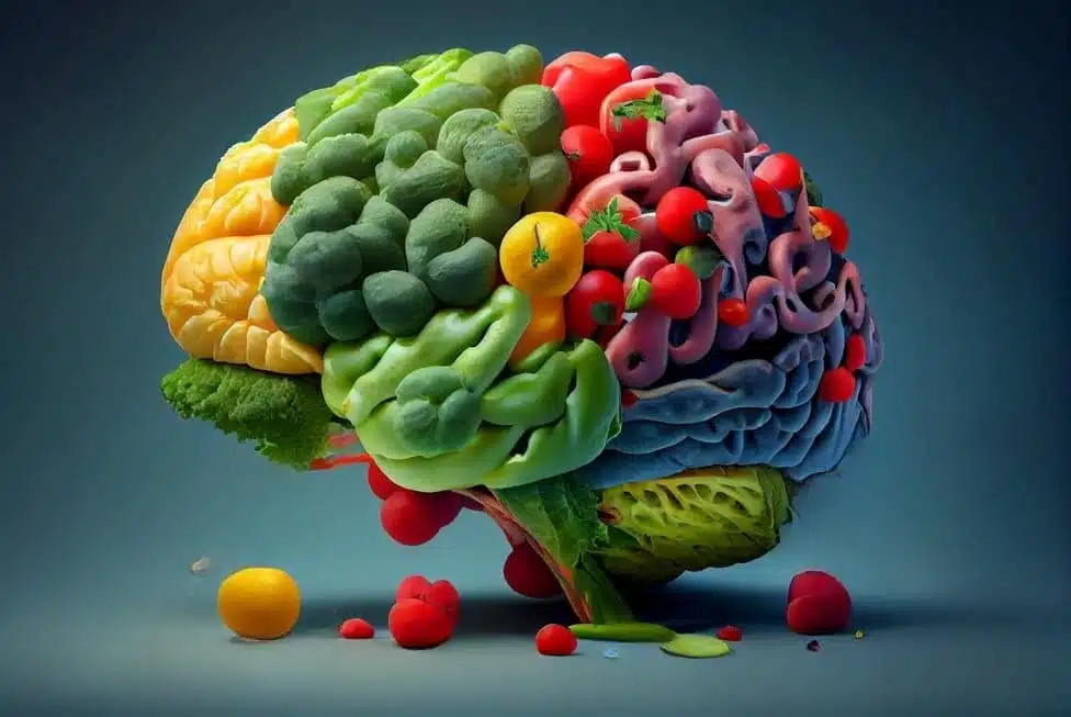 imagem figurada de um cérebro saudável