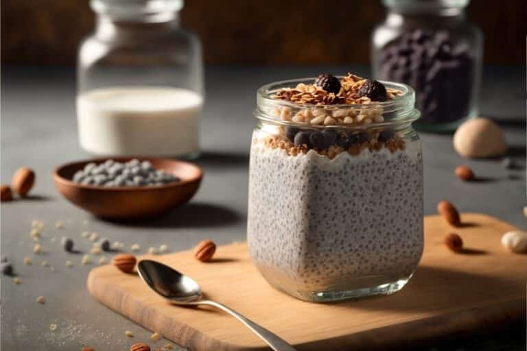 7 Benefícios Surpreendentes da Chia e Cuidados que Você Precisa Saber 12 copos com chia e granola