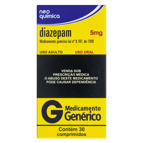 caixa de medicamento diazepam
