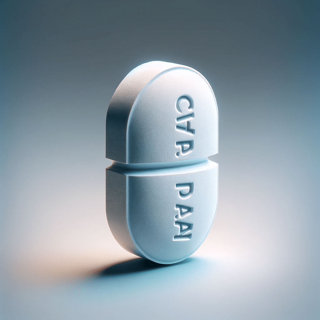 DALL·E 2023 12 03 23.24.51 A high resolution realistic image of a Citalopram pill with a unique modern design on a clean and sophisticated background. The pill should have a di