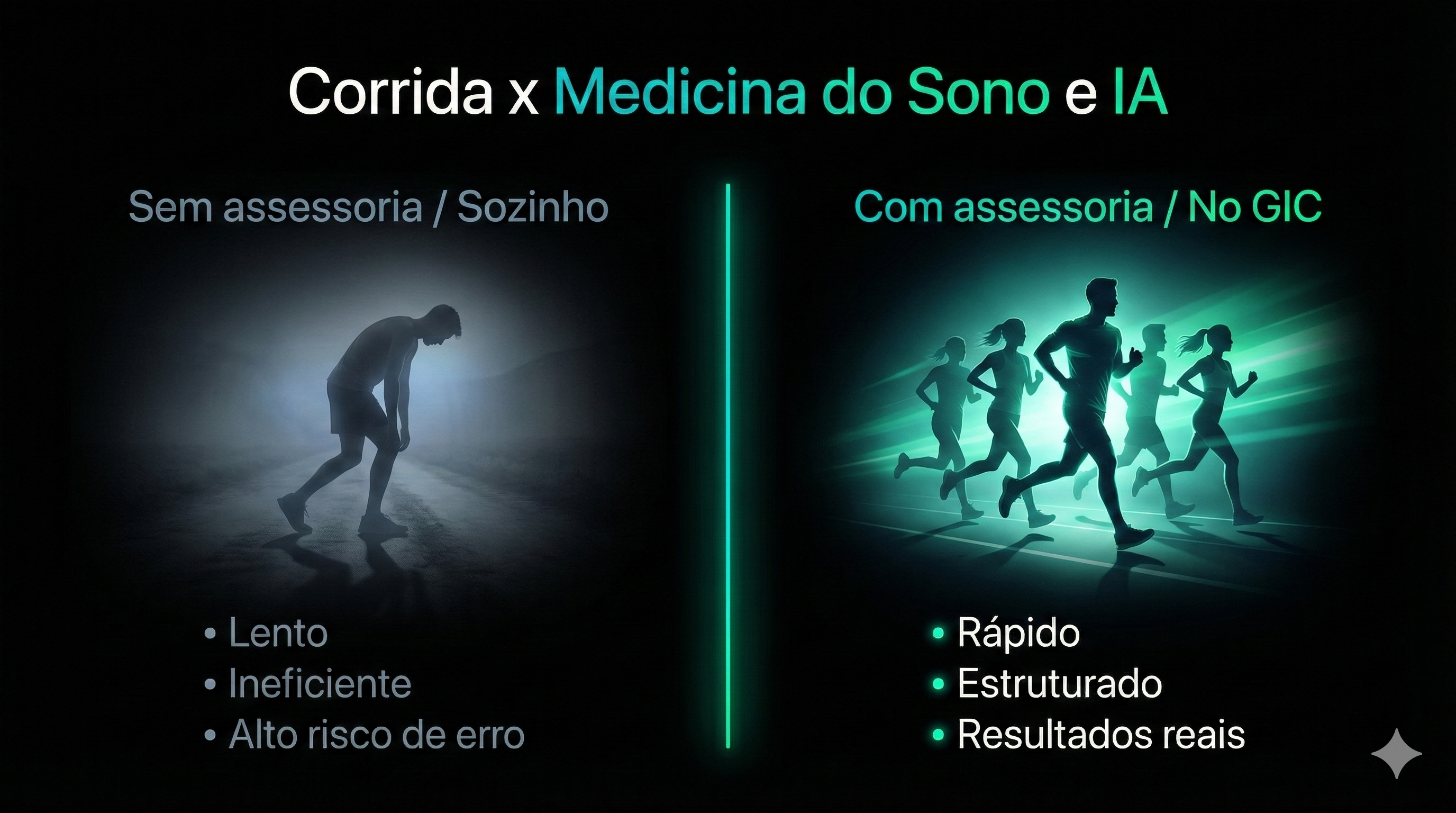 Comparativo Correr Sozinho vs Grupo