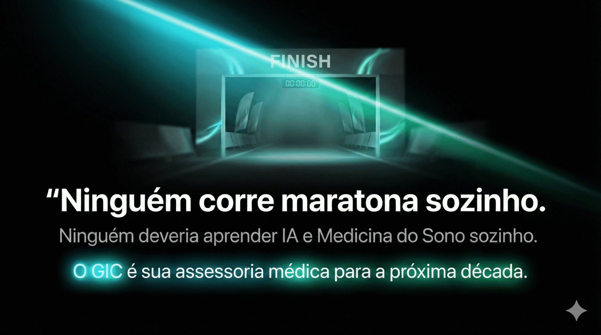 Ninguém corre maratona sozinho